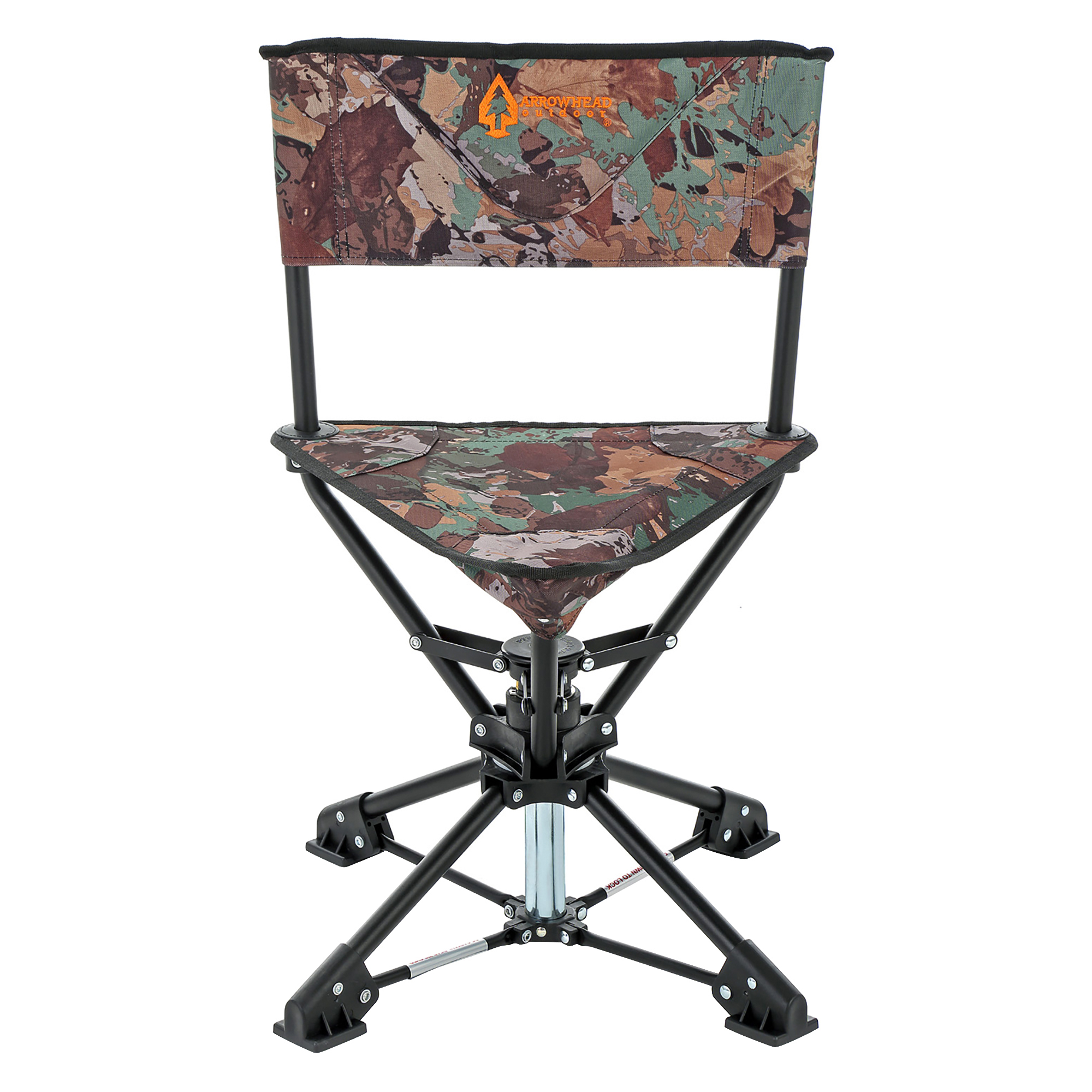 ARROWHEAD OUTDOOR, 360° Swiveling Hunting Blind Fishing Stool, Color Camouflage, Material Combination, Model# KKS0342U